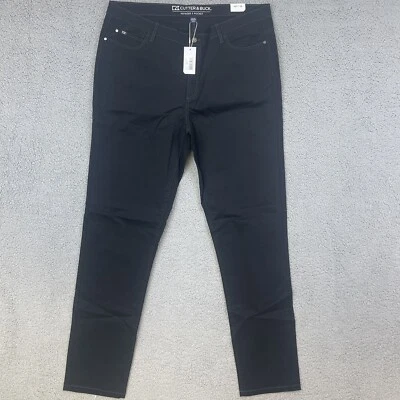 Jean denim negro Cutter & Buck para hombre grande y alto 5 bolsillos talla: 40T/38 nuevo con etiquetas BCB00015 Foto 1 de 4