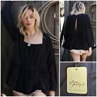 Free People Nyla Top Black Size Small NWT $50
