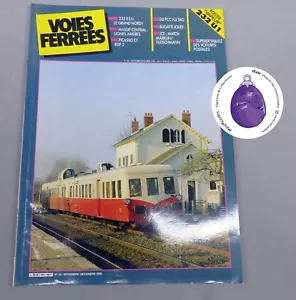Voies Ferrées 38, 1986, Magazine Ferroviaire, miniature, train, chemin fer Rail - Picture 1 of 3