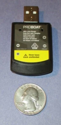 Pro Boat USB Charger for Radio Remote Control RC Proboat - Image 1 of 2