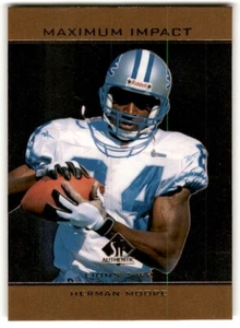 1998 SP Authentic Maximum Impact Herman Moore #SE5 Detroit Lions - Picture 1 of 2