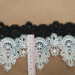 4M Lace Trim Ribbon Sewing Craft Wedding Bridal Dress Embroidered Curtain Decor - Picture 1 of 2