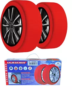 Calze da Neve, Taglia XL, omologate Italia EN 16662-1 Montaggio rapido Taglia XL - Foto 1 di 7