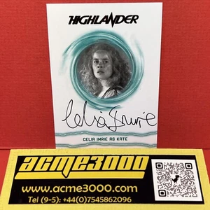 Imparable JUEGO DE EXPANSIÓN HIGHLANDER CELIA IMRIE como tarjeta autógrafa Kate BWFCI1 - Imagen 1 de 2