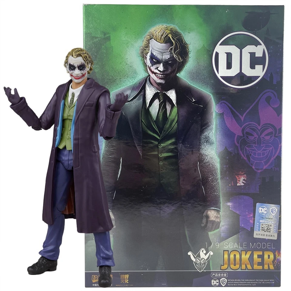 Figura de acción DC Comics Joker Batman Caballero Oscuro escala 1:9 estatua juguete nuevo en caja Foto 1 de 4