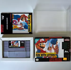 Mario's Early Years Fun with Letters SNES Super Nintendo komplett CIB - Bild 1 von 8