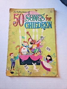 A Collection of 50 Songs for Children Vintage 1964 Music - Picture 1 of 9