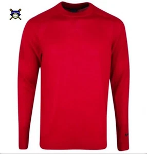 Nike Tiger Woods TW Knit Golf Sweater Red Men’s Size XL (CU9782-687) NWT $135 - Picture 1 of 7