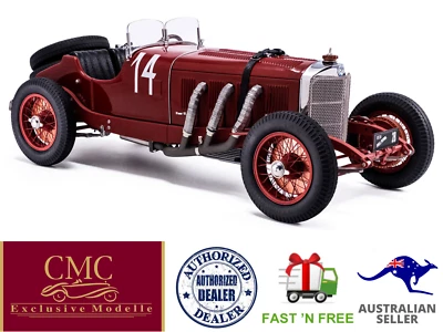 CMC M-207 Mercedes-Benz SSK Argentinean Autumn Race 1931, #14 Zatuszek Red, 1:18 - Image 1 of 4