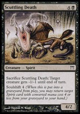 Magic the Gathering MTG Scuttling Death (142) Champions of Kamigawa   LP