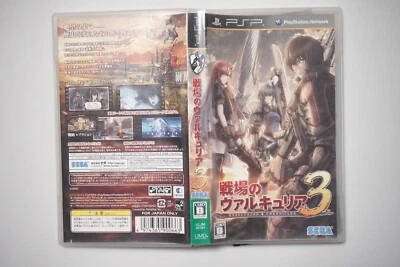 PSP Valkyria Chronicles III Unrecorded Japan Playstation Portable game US Seller - Image 1 of 2