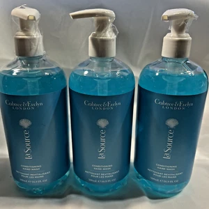 3x Crabtree & Evelyn LA SOURCE Refreshing HAND WASH 16.9 oz  SOAP Lot x 3 - Picture 1 of 4