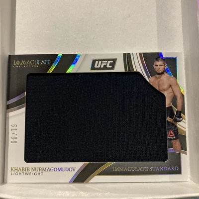 2022 Immaculate UFC Khabib Nurmagomedov The Standard Relic /99 SSP #IS-KBN - Image 1 of 2