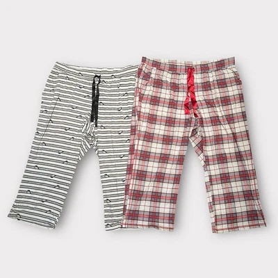 Sleep By Cacique Plus Size 26/28 Pajama Pants Bundle Plaid & Striped PJ Bottoms  - Image 1 of 4
