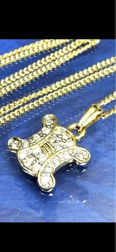 Collana CELINE vintage colore oro macadam