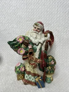 Fitz and Floyd - Decorative SANTA CLAUS Pitcher - 10 1/2" Tall - Beautiful - Picture 1 of 6