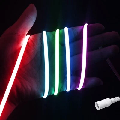Ultra Thin 2.7mm Width COB LED Strip DC 12V 480leds/m Flexible Tape Light Strips - Image 1 of 4