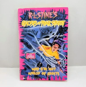 Why I'm Not Afraid of Ghosts - Ghosts of Fear Street #23 RL Stine 1997 VTG PB - Imagen 1 de 5