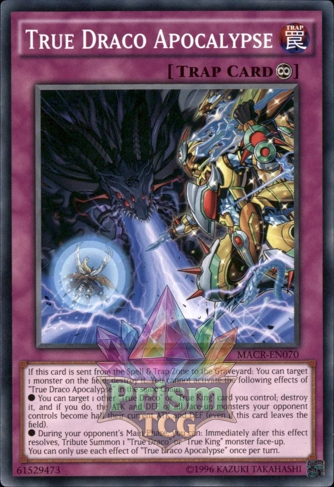 True Draco Apocalypse MACR-EN070 Yugioh - Image 1 of 1