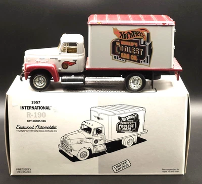 First Gear 57 1957 International R-190 Dry Goods Hot Wheels Van 19-2152 1:34 - Image 1 of 4