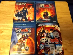 Spy Kids Blu-Ray Lot: Films 1-4; SK, Island, Game Over, All Time World (w/ 3D) - Picture 1 of 8
