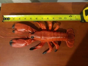 Plastic Lobster Resturant Decor Prop Seafood Toy Display EUC Blow Mold - Bild 1 von 3