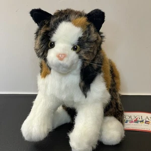 Rusty Tortoise Calico Cat Douglas Plush Stuffed Animal Rare - Picture 1 of 4