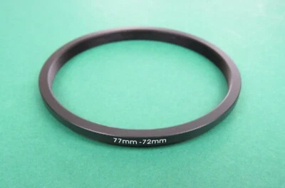 77mm-72mm Stepping Step Down Male-Female Filter Ring Adapter 77mm-72mm  - Image 1 of 2