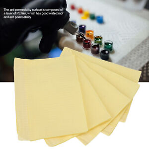 (Yellow)125 X/Package Disposable Tattoo Cleaning Wipes Waterproof XXL