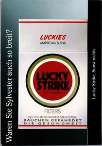 Lucky Strike Zigaretten Werbepostkarte BS22 - Bild 1 von 2