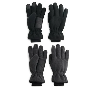 Tek Gear Hombres Thinsulate Equipo Cálido Pantalla Táctil Puños Micro Polar Guantes S/M - Imagen 1 de 14