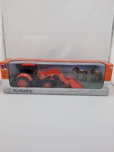 NewRay Kubota M5-111 Toy Tractor Assortment 1:32 Scale 3 Pieces Tractor / Horses - Picture 1 of 8