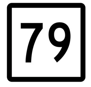 Connecticut State Highway 79 Sticker Decal R5108 Highway Route Sign - Picture 1 of 1