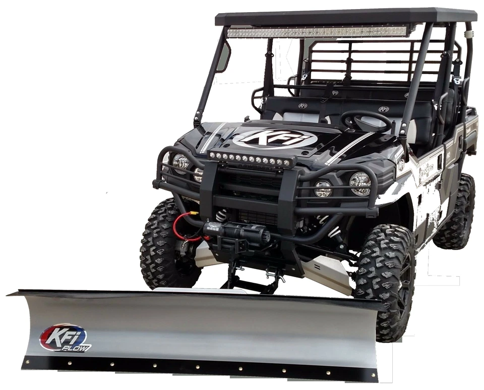 Kit quitanieves de acero KFI 60" Kawasaki 600 mula y 610 mula 2005-2016 Foto 1 de 4