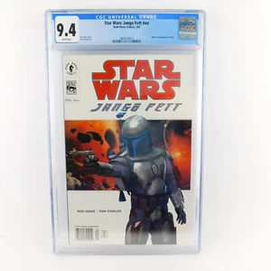 Star Wars Jango Fett #1 CGC 9.4 NM 1st appearance Dark Horse 2002 Newsstand - Picture 1 of 2