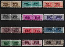 TRIESTE A, AMG-FTT stamps 1947-48 pacchi postali Sass.1/12 MNH** -F697