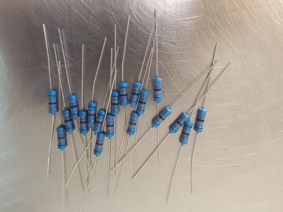 WITONICS Set of 15 Pieces 12 Ohm 1 Watt (1W) Metal Film Resistor Tolerance: 1%