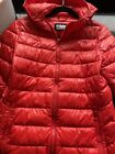 Karl Lagerfeld Red Lightweight Down Padded Puffer Jacket Size L