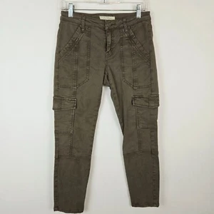 Joie Okana Skinny Cargo Pants Women 27 Army fatigue green Boho Gorpcore Stretch - Picture 1 of 13