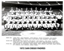 1972 SAN DIEGO PADRES 8X10 TEAM PHOTO BASEBALL PICTURE MLB