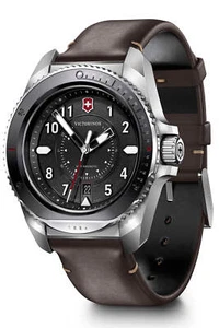 Victorinox -Journey 1884 Brown Quartz Sapphire Glass 43mm- 241976.1 Men's Watch - Picture 1 of 1