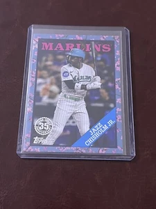 2023 Topps Japan Edition 1988 Topps Cherry Tree #88B-33 Jazz Chisholm Jr. - Picture 1 of 1