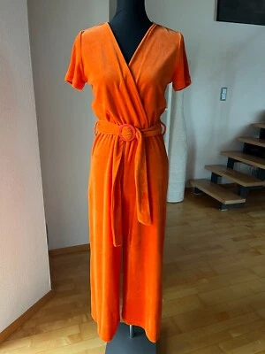 Ma petite plage x Jane de Boy Jumpsuit anclecut Nicki orange mit Gürtel Gr.  S  - Bild 1 von 4