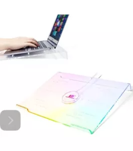 Acrylic Computer Keyboard Holder 366 Kinds RGB Ergonomic for Office Desk,Gaming - Picture 1 of 10