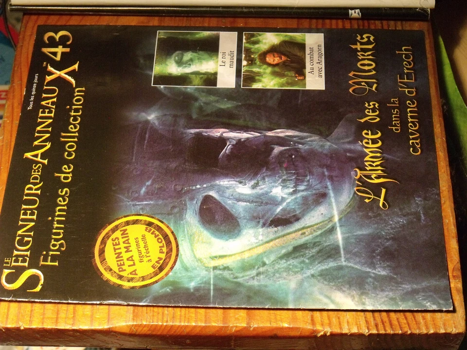 10µµ Fascicule seul Seigneur des anneaux n°43 Armée des Morts Caverne d'Erech Foto 1 de 1