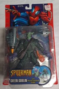 Spider-Man Green Goblin Figure with Missile-Launching Glider New Toy Biz 2004