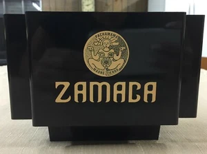 Zamaca Liquore Tovagliolo Caddy con 2 Laterali Paglia Mescolare Tasche Swizzel Organizer NUOVO - Foto 1 di 5