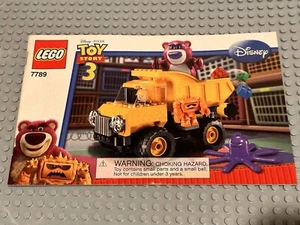 INSTRUCTIONS for LEGO 7789 - Toy Story 3 - Lotso's Dump Truck - Manual ONLY - Picture 1 of 2