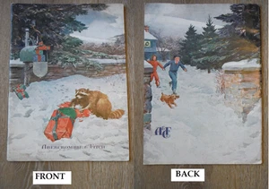 SCARCE 1961 Abercrombie & Fitch Christmas Catalog, Milton Weiler Cover Art - EUC - Imagen 1 de 12
