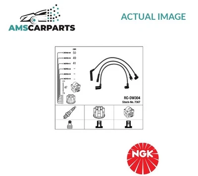 IGNITION CABLE SET LEADS KIT 7367 NGK NEW OE REPLACEMENT - Image 1 of 4